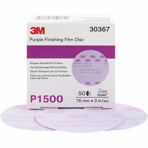 3M 3M 7100123055 Hook Loop Disc 1500 Grit 3 Inches 260L