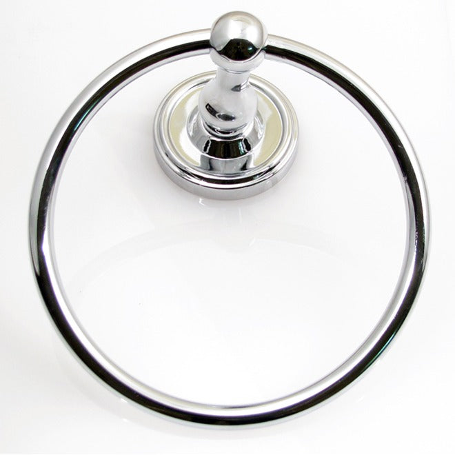 RUSTICWARE Rusticware 8286CH Midtowne Towel Ring Bright Chrome