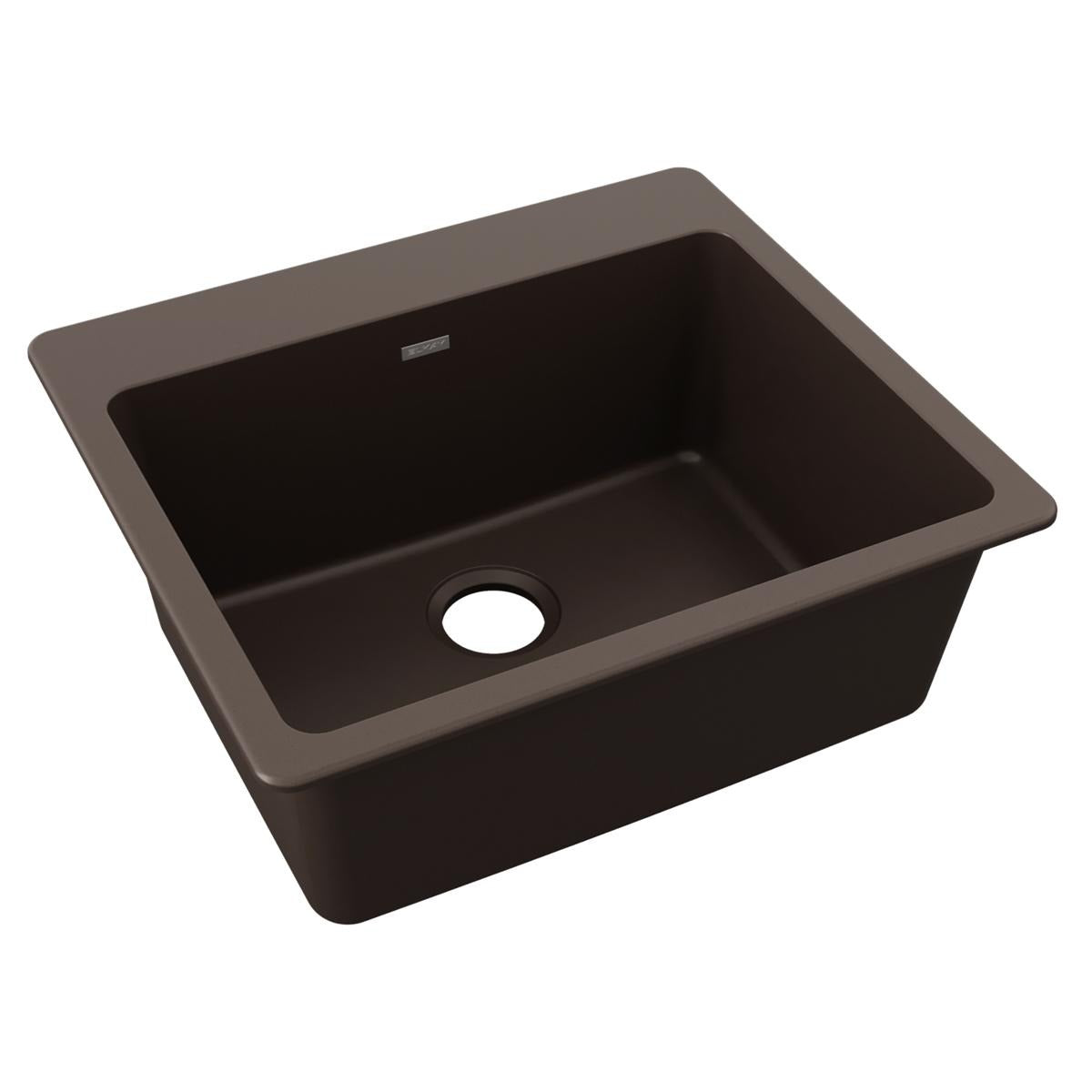 BSC PREFERRED Bsc Preferred ELG2522MC0 Drop-in Kitchen Sink Quartz Mocha