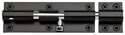 NATIONAL HARDWARE National Mfg N152-121 Extra Heavy Barrel Bolt 5in Black