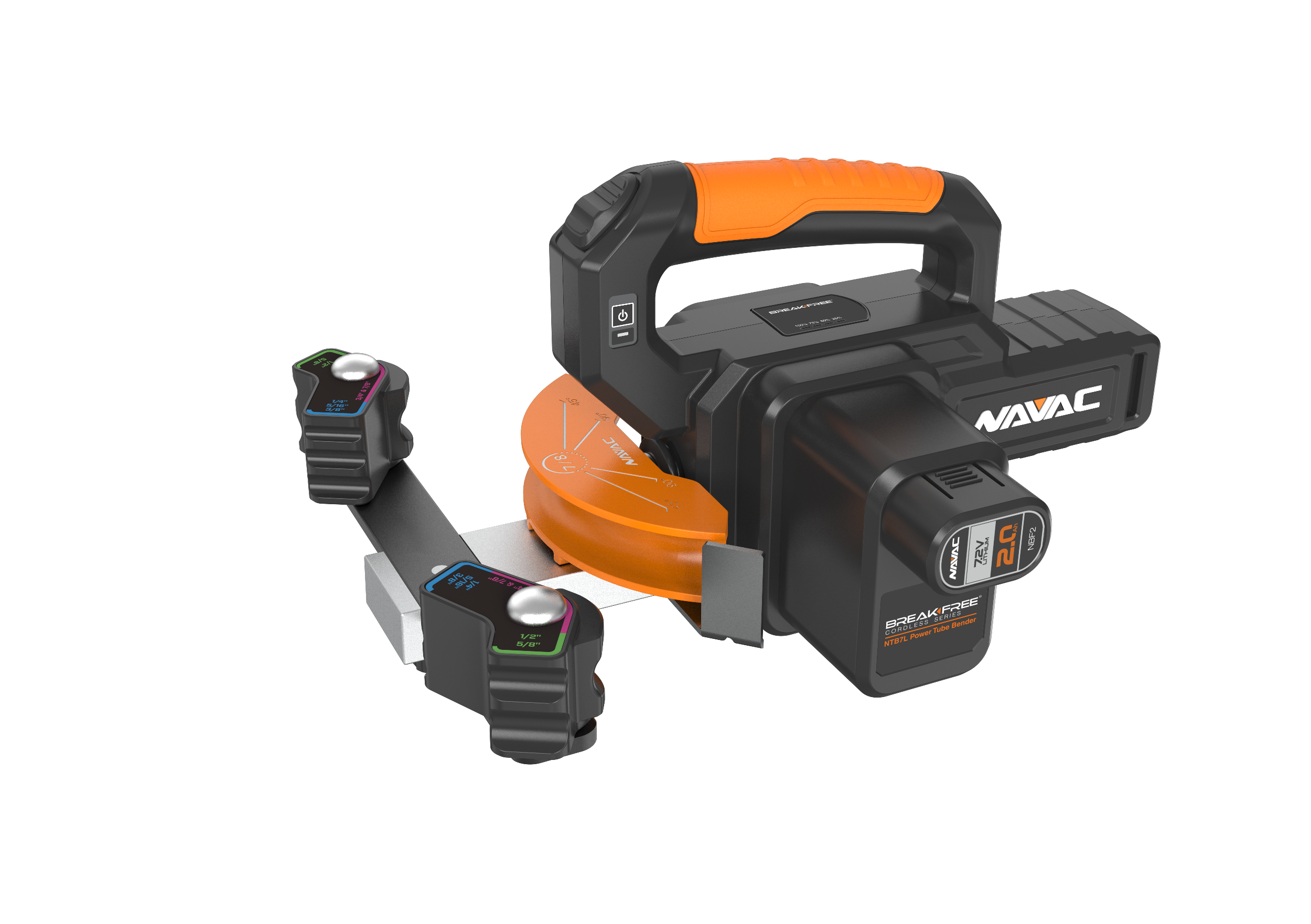 NAVAC NAVAC NAVAC-NTB7L BreakFree Cordless Power Tube Bender Kit 7/8 inches Max OD