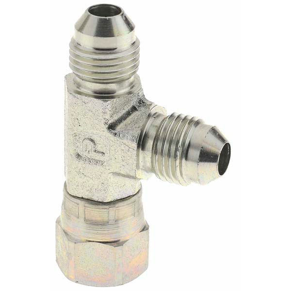 PARKER Parker 10391 Steel Swivel Run Tee 5/16 in Od 37 Degree Flare