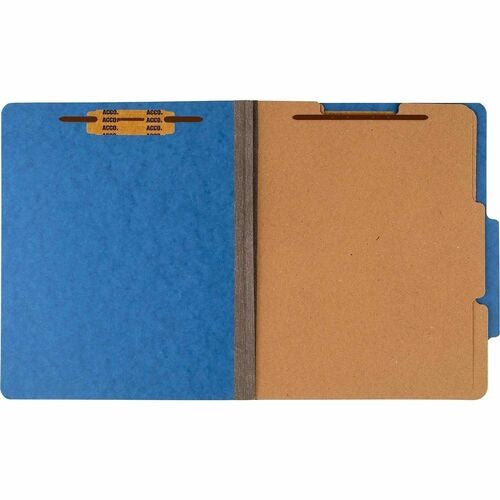 ACCO Acco ACC15026 Classification Folder 3 in 6 Part Letter Sky Blue 10