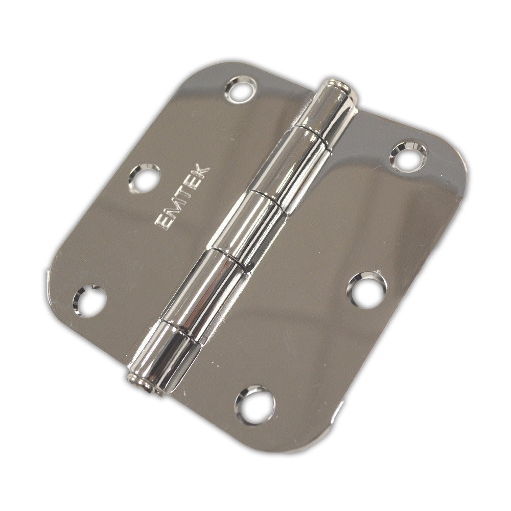 EMTEK Emtek 91033US26 Steel Door Hinge Pair Polished Chrome