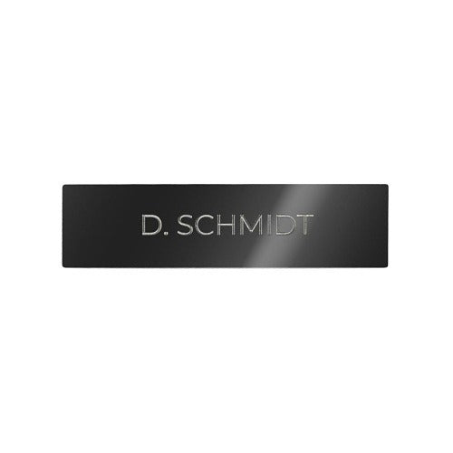 DOORBIRD Doorbird 423862982 Engraved Polished Titanium Name Plate