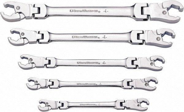 ARMSTRONG AIR Armstrong 89100 Flare Nut Wrench Set 5 Piece Ratcheting