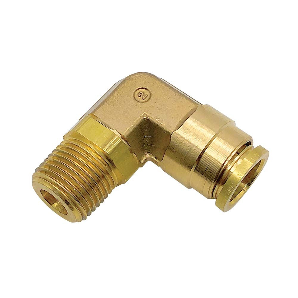 PARKER Parker 169PTC-6-8 Push-to-connect Tube Fitting Brass