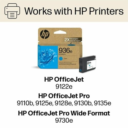 HP Hewlett-packard HEW4S6V3LN Cyan Ink Cartridge