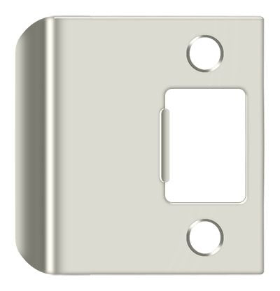 DELTANA Deltana SPE225U14 Extended Lip Strike Plate Bright Nickel