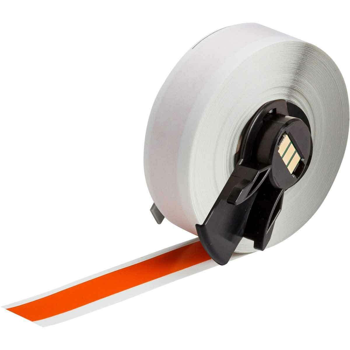 BRADY Brady PTL-8-439-OR Vinyl General Identification Labels 0.5 in x 50 ft