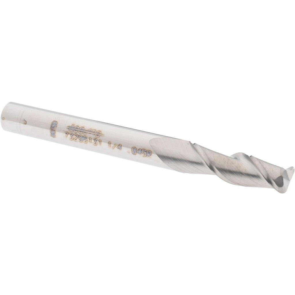 ACCUPRO Accupro 12181334 Corner Radius End Mill 1/4 in 2 Flute Carbide