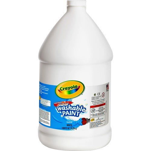 CRAYOLA Crayola CYO542128053 Washable White Paint 128 Oz