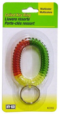 HY-KO Hy-ko Prod Co KC355 Coiled Wrist Key Ring