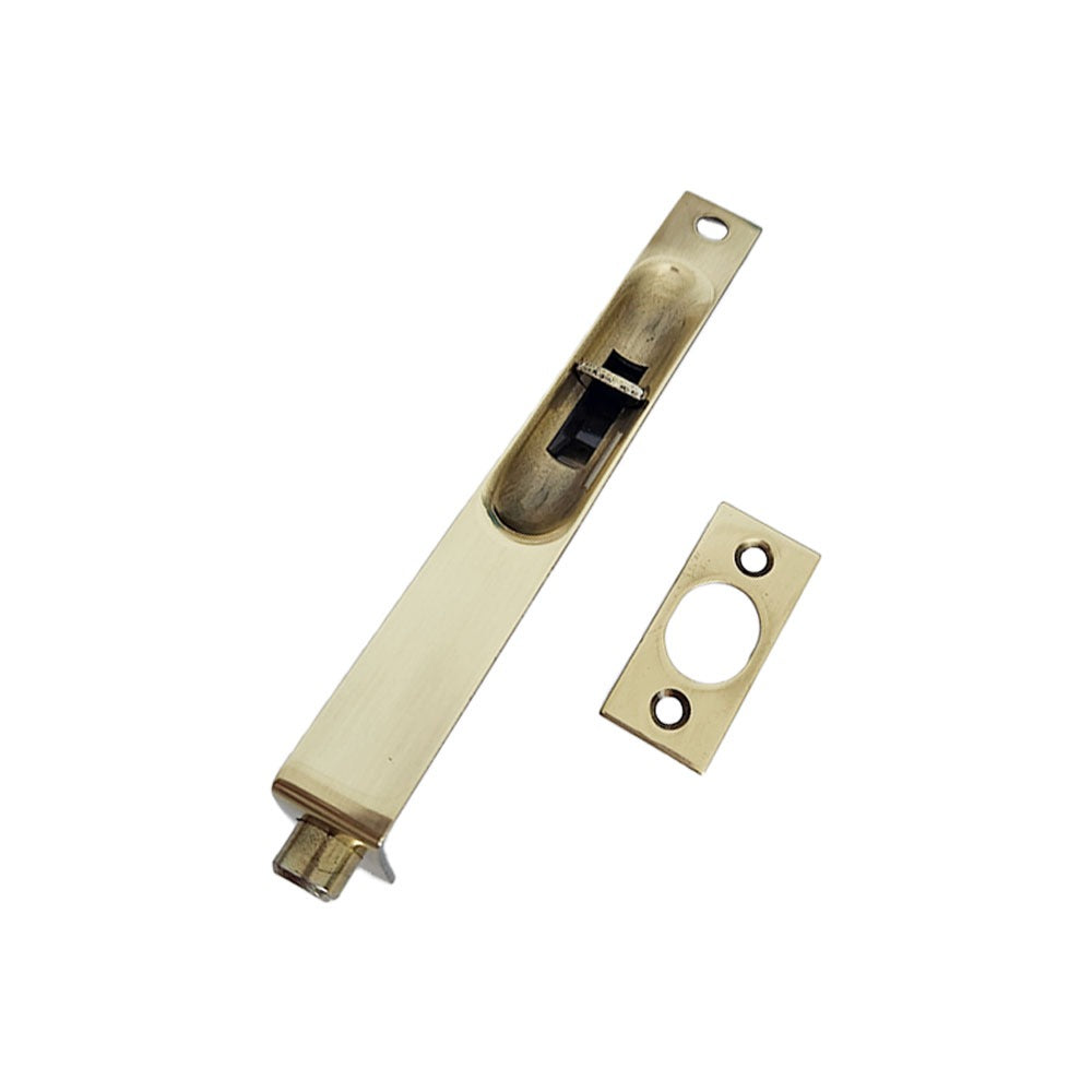 EMTEK Emtek 8501US7 Square Corner Flush Bolt French Antique Brass