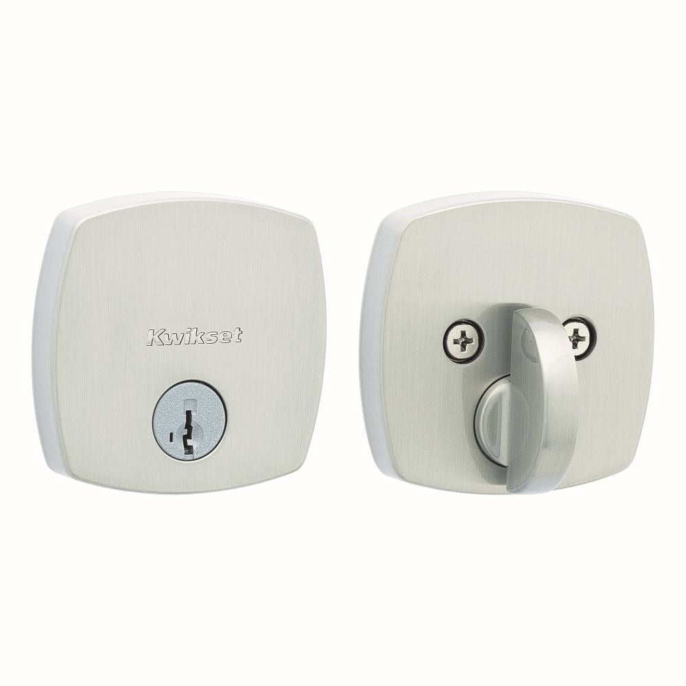 KWIKSET Kwikset 258MDT-15S.STRKP Deadbolt Strike Pack Satin Nickel