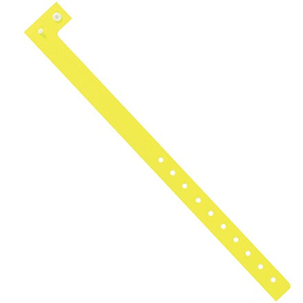 BSC PREFERRED Bsc Preferred WR120YE Plastic Wristbands 500 Per Case