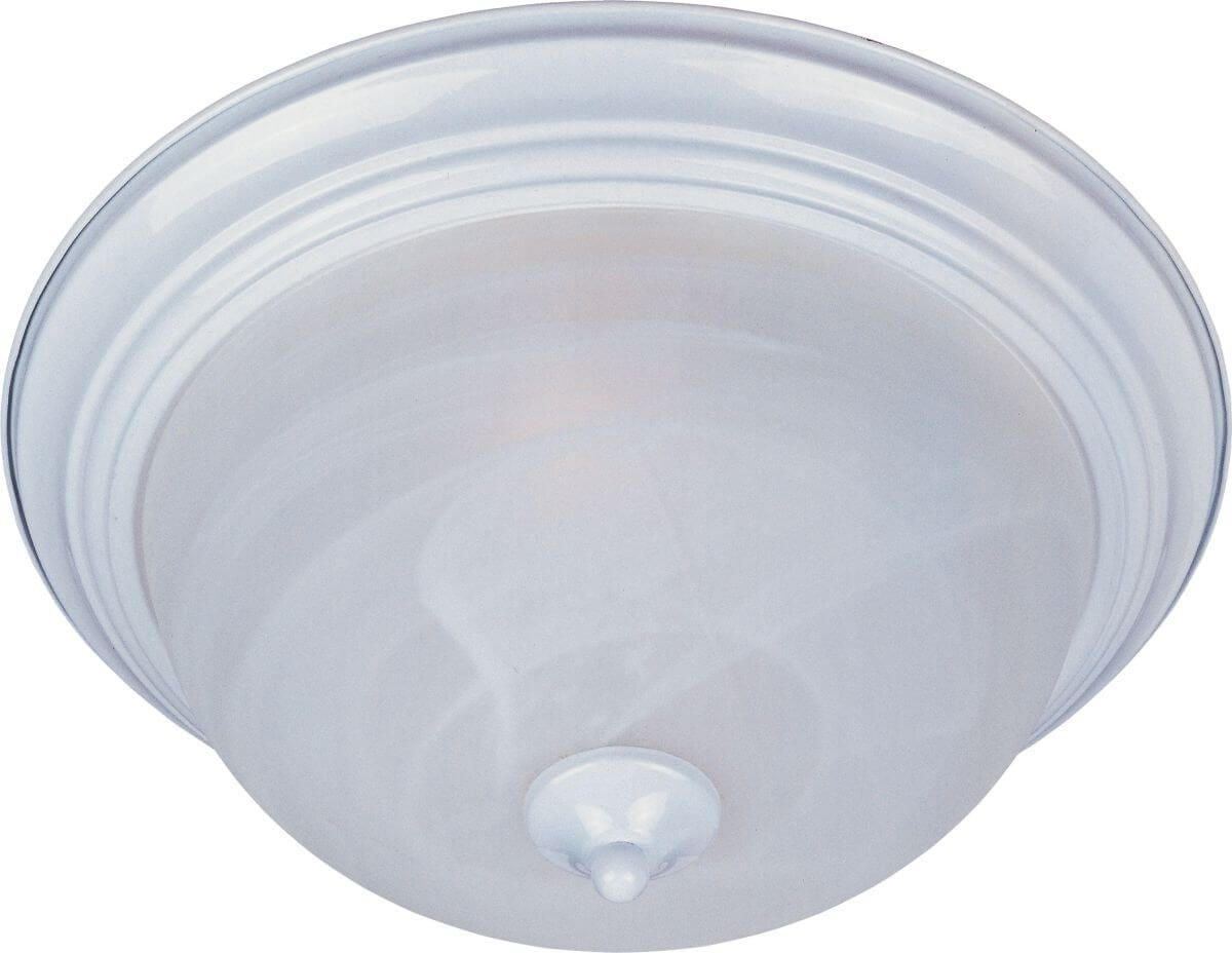MAXIM LIGHTING Maxim Lighting 5842MRWT Essentials 3-Light Flush Mount 180W (16 Inch)