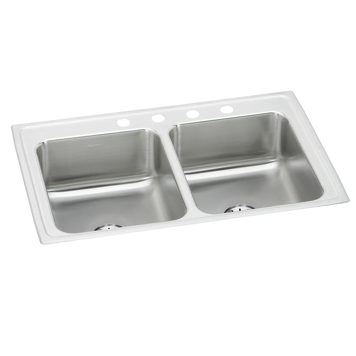 BSC PREFERRED Bsc Preferred LR3321PD3 Drop-in Double Bowl Kitchen Sink