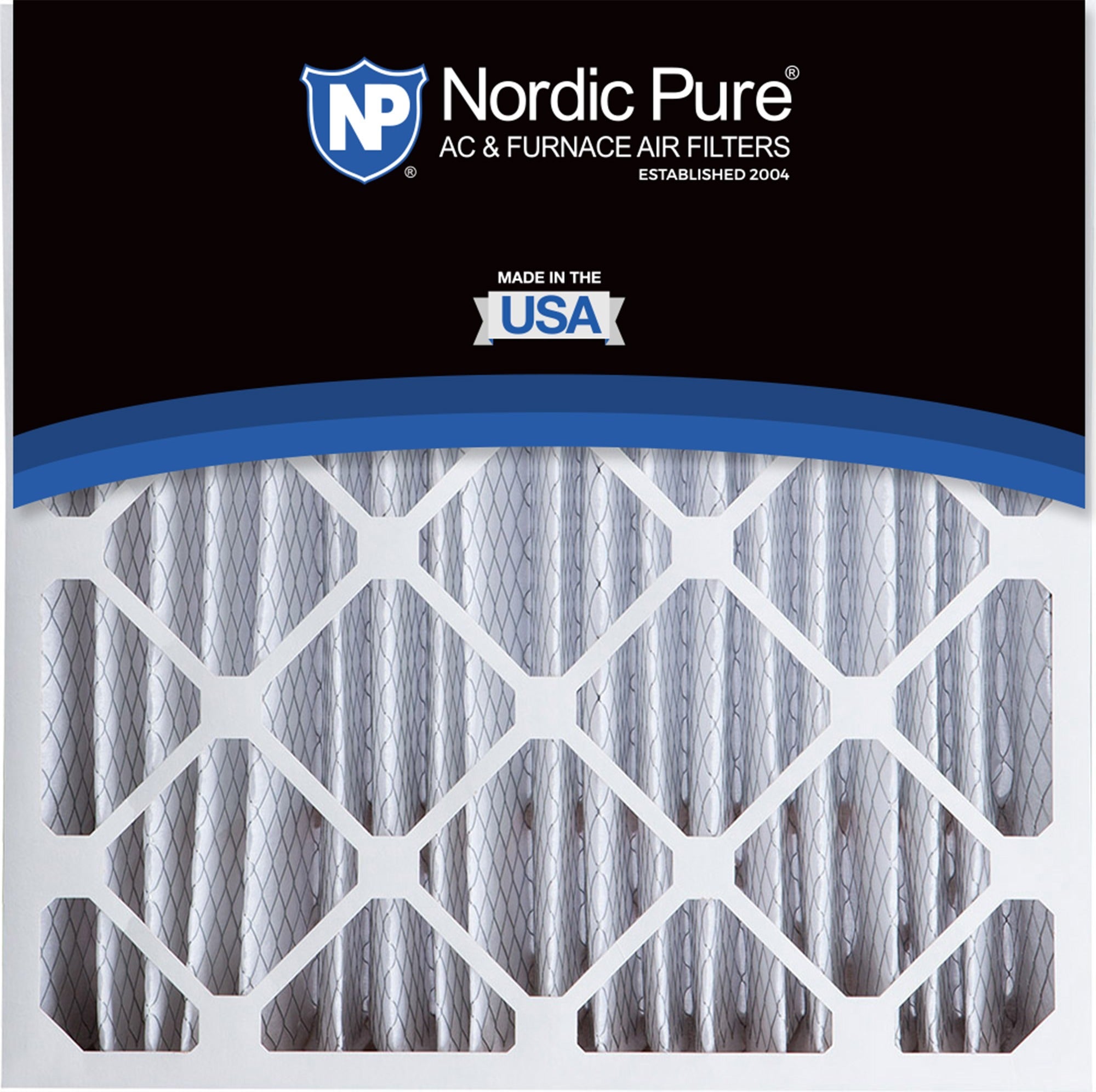 NORDIC PURE Nordic Pure 20x20x5HM12-4 Merv 12 Air Filter 4 Pack