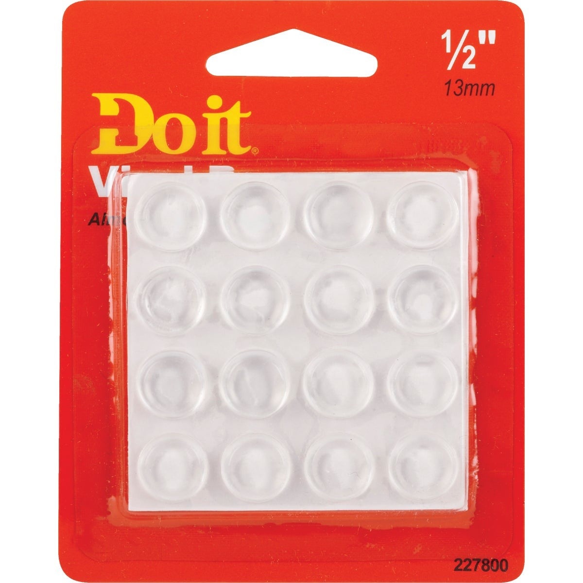 DO IT BEST Do It 227800 Clear Vinyl Surface Guard Pads 1/2 Inch