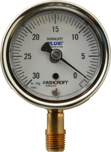 ASHCROFT Ashcroft 94573XLL Pressure Gauge 0-30 Psi 2.5 in Dial