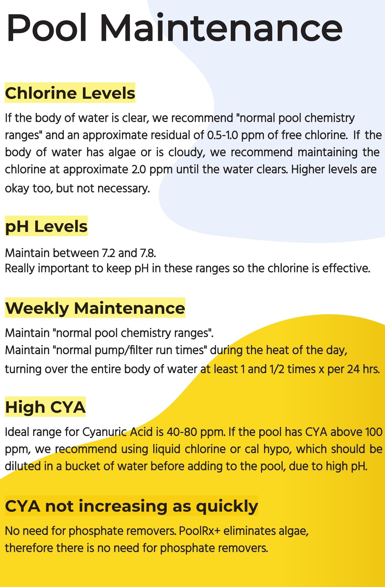 POOLRX Poolrx 331066 Pool Algae Eliminator 20k-30k Gallon