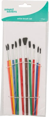 BSC PREFERRED Bsc Preferred CC101128 Artist Brush Set 10 Piece