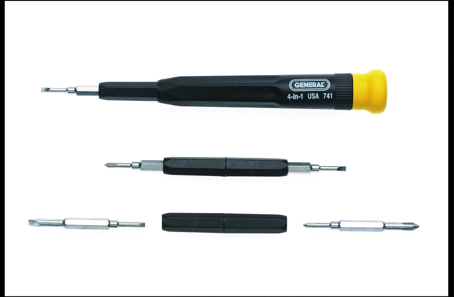 GENERAL TOOLS General Tools 741 4-In-1 Precision Screwdriver (1.0 x 1.0 x 1.0)