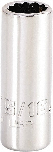 PROTO Proto J4710N Hand Socket 5/16 in 12-point 1/4 in Drive