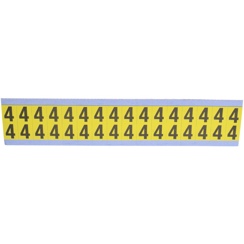 STRANCO Stranco SB3-4 Number Label Vinyl Rectangle