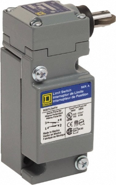 SCHNEIDER ELECTRIC Square D 9007C54FH Limit Switch Spdt Nc Plunger
