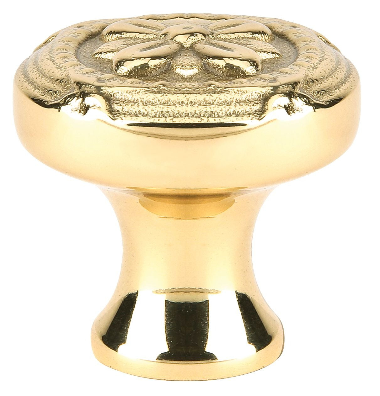 EMTEK Emtek 86277US3 Ribbon and Reed Cabinet Knob Polished Brass