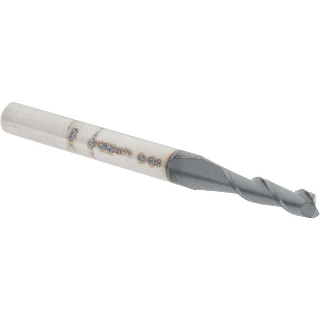 ACCUPRO Accupro 12181277 Square End Mill 9/64 in 2 Flute Carbide