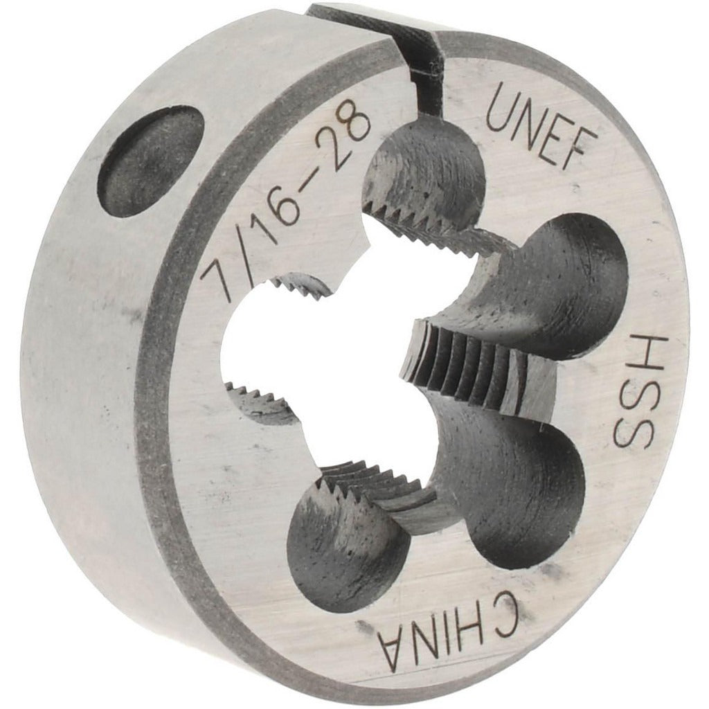 VALUE COLLECTION Value Collection 315-1155 Round Die 7/16-28 1 Inch Od Hss