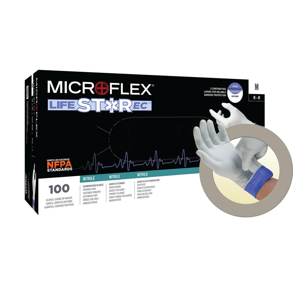 ANSELL Ansell LSE-104-XXL Nitrile Gloves Medical 2XL 100 Pack