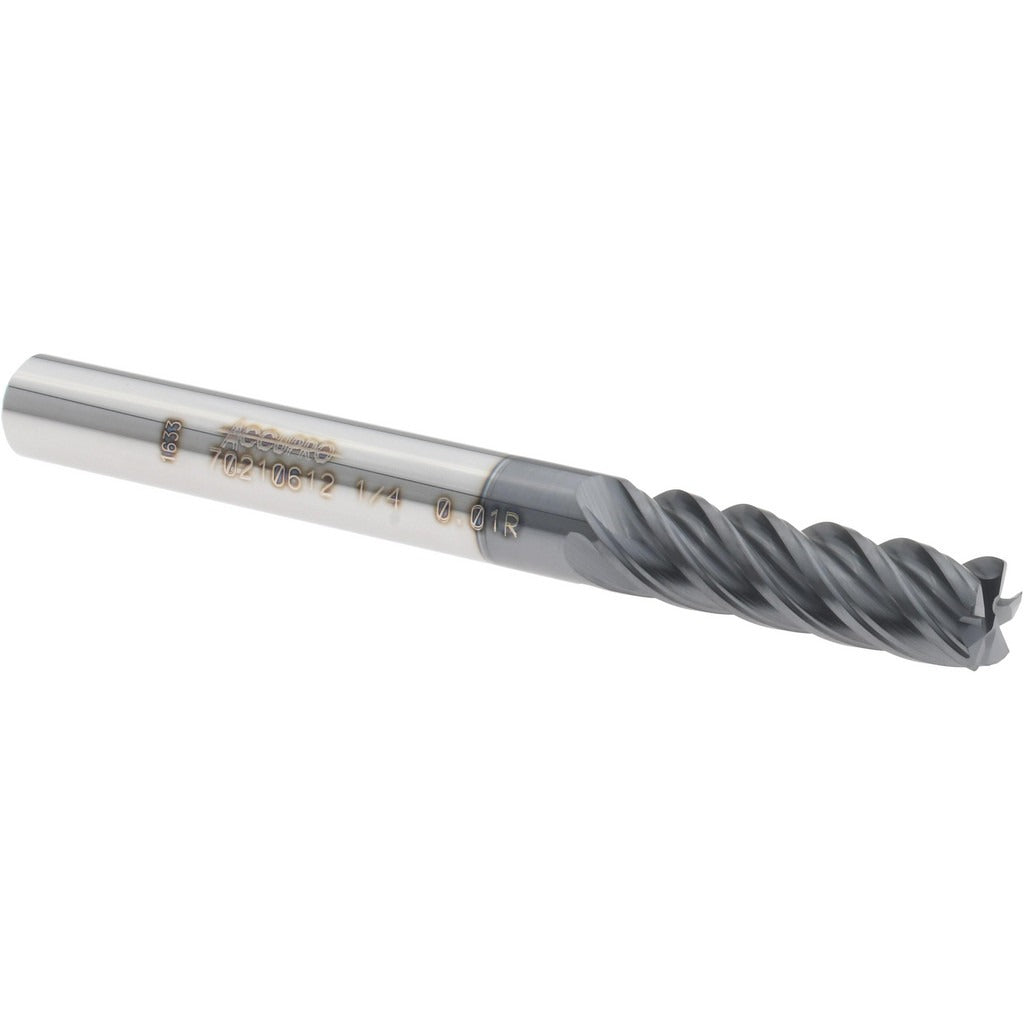 ACCUPRO Accupro 12178640 Corner Radius End Mill 1/4 in 5 Flute