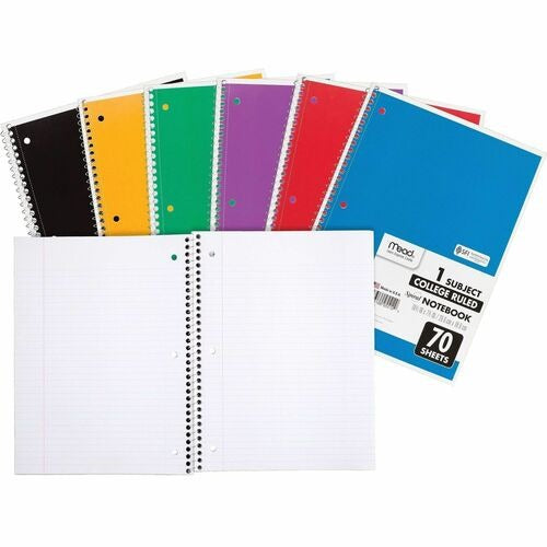 MEAD Bsc Preferred MEA05512BD Spiral Notebook Bundle 12