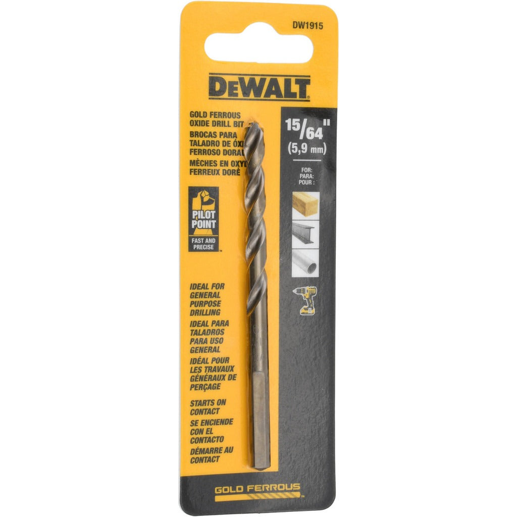 DEWALT Dewalt DW1915 Cobalt Drill Bit 15/64 Inch 135 Degree