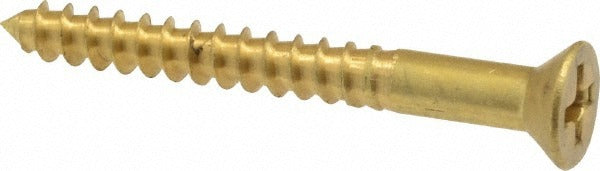 VALUE COLLECTION Value Collection R52000271 Flat Head Wood Screw 8 1.5in