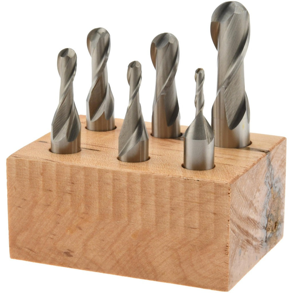 VALUE COLLECTION Value Collection 320-2007 Ball End Mill Set Hss 6 Pc