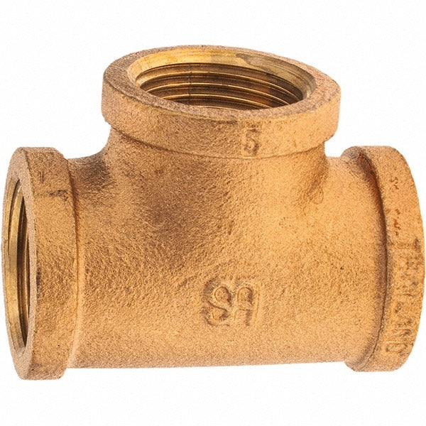 MERIT BRASS Merit Brass XB106-16 Brass Pipe Tee 1 in Fbspt Class 125