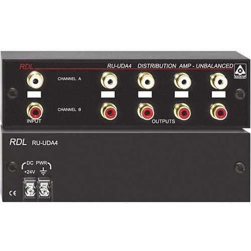 RADIO DESIGN LABS Radio Design Labs RU-UDA4 Stereo Audio Distribution Amplifier