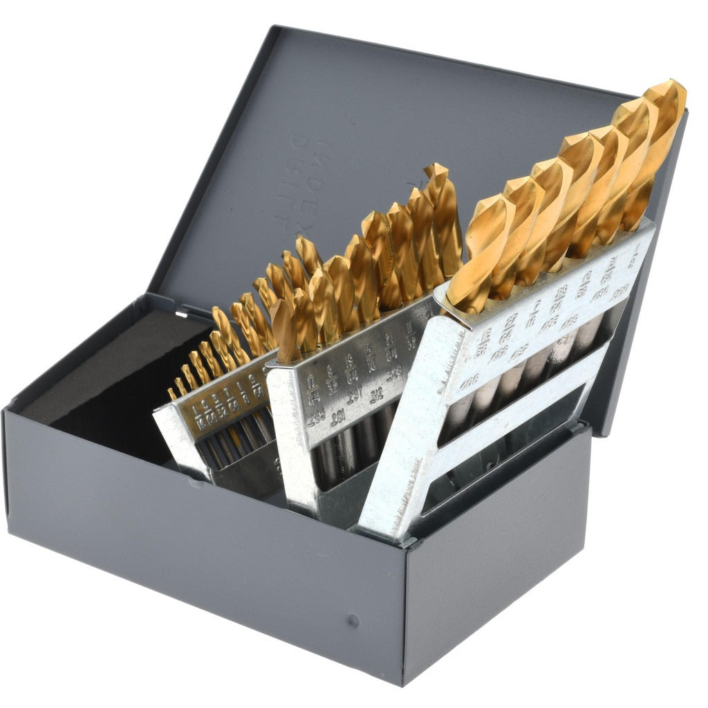 HERTEL Hertel C.E96.S29-2 Screw Machine Drill Bit Set 29pc Hss