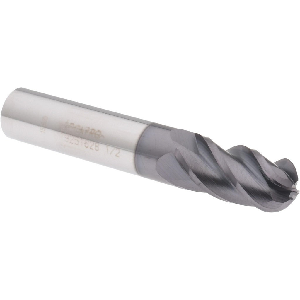 ACCUPRO Accupro 14556482 Ball End Mill 0.5 in 4 Flute Carbide