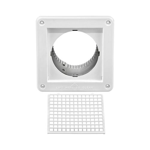 LAMBRO INDUSTRIES LAMBRO INDUSTRIES 673W-ML Mini Louver Vent 3 inches White Plastic