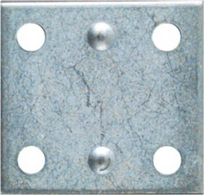NATIONAL HARDWARE National Mfg N220-087 Zinc Mending Plate 1.5x1.375in 4 Pack
