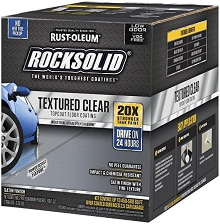 RUST-OLEUM Rust-Oleum 317382 RockSolid Textured Topcoat Floor Coating Kit (120 oz)