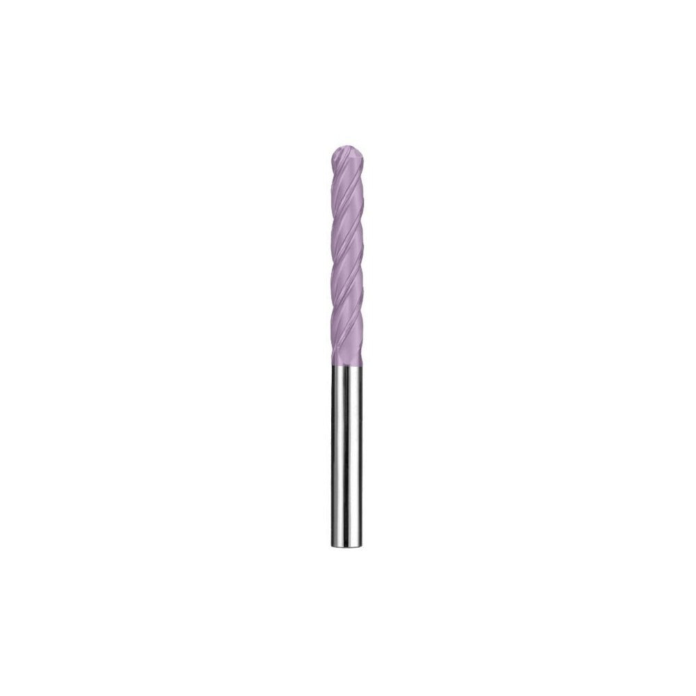 KYOCERA SGS PRECISION TOOLS Sgs 31922 Ball End Mill 0.375 in 4 Flute Solid Carbide Ticn