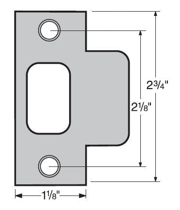 KWIKSET Kwikset 83028-019 T Strike Satin Nickel