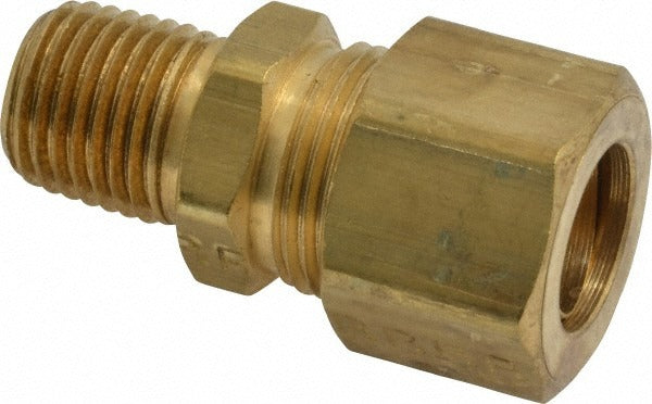 PARKER Parker 68C-8-4 Compression Tube Connector 1/4-18 Brass